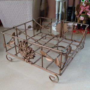 Copper napkins holder